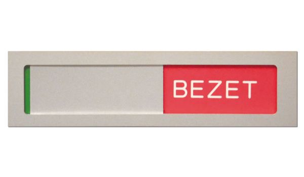 Bordje bezet